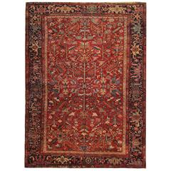 Antique Persian Heriz Carpet 6