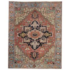 Antique Persian Rugs Carpet Rug from Heriz