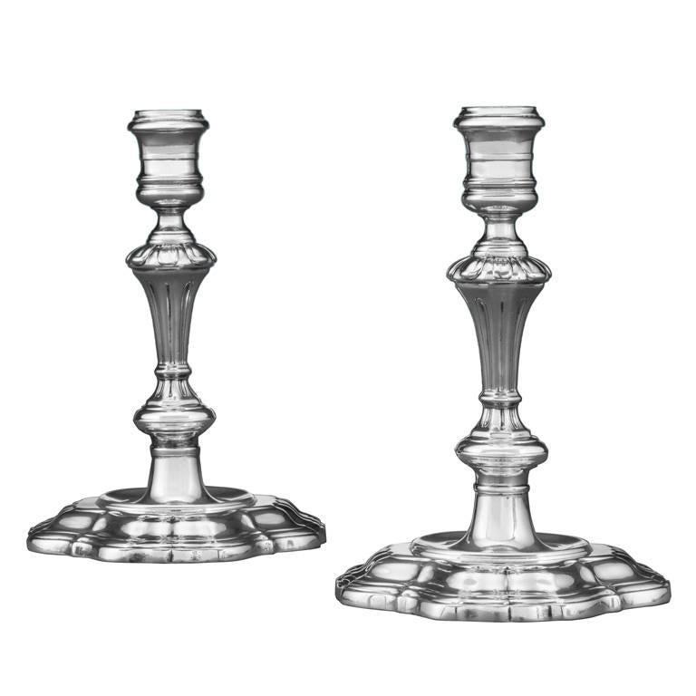 George II Candlesticks by Paul de Lamerie