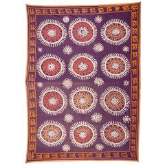 Antique Old Uzbek Samarkand Suzani