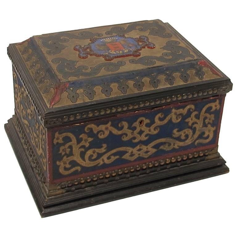 19th Century European Document Keepsake Box