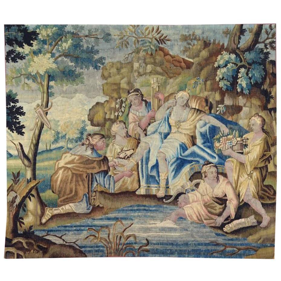 Aubusson Antique Tapestry, 17th Century For Sale