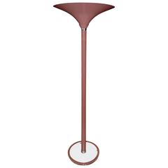 Mid-Century Tall and Slender Rose Pedal Floor Lamp