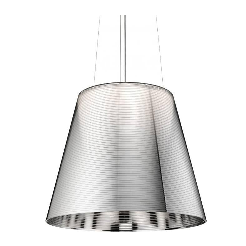Brand New Silver Ktribe S3 Suspension Pendant Lights by Philippe Starck for Flos For Sale