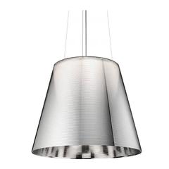 Brand New Silver Ktribe S3 Suspension Pendant Lights by Philippe Starck for Flos