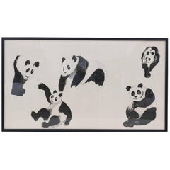 Vintage Panda Art