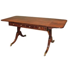 19th Century Regency Period Rosewood Sofa Table