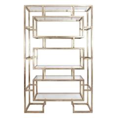Chinoiserie Bookcase in Champagne