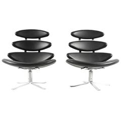 Pair of Corona Chairs by Poul M. Volther