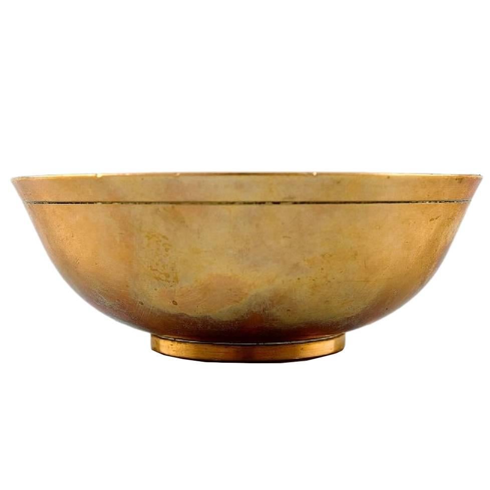 Just Andersen Art Deco Bronze Bowl