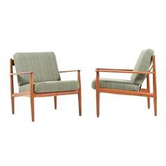 Pair of Easy Chairs, Model 118 by Grete Jalk