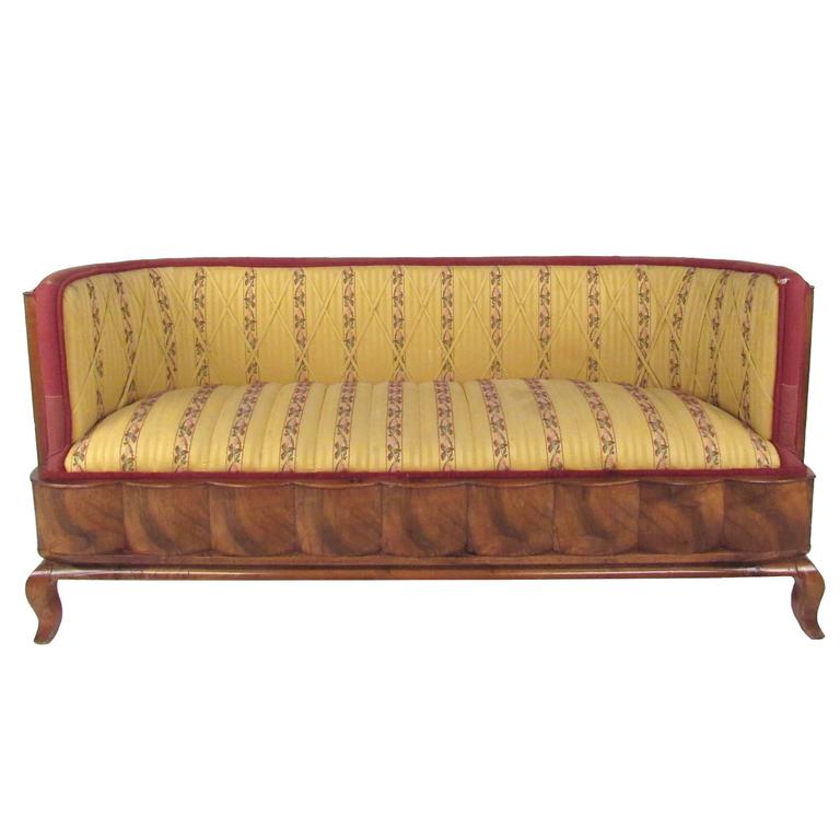 Art Deco Style Settee For At 1stdibs Art Deco Style Settee For