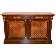 Fine French Zebrawood Buffet