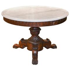 19th Century French Charles X Centre Table