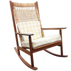 Danish Modern Rocking Chairs by Hans Olsen for Juul Kristiansen 9
