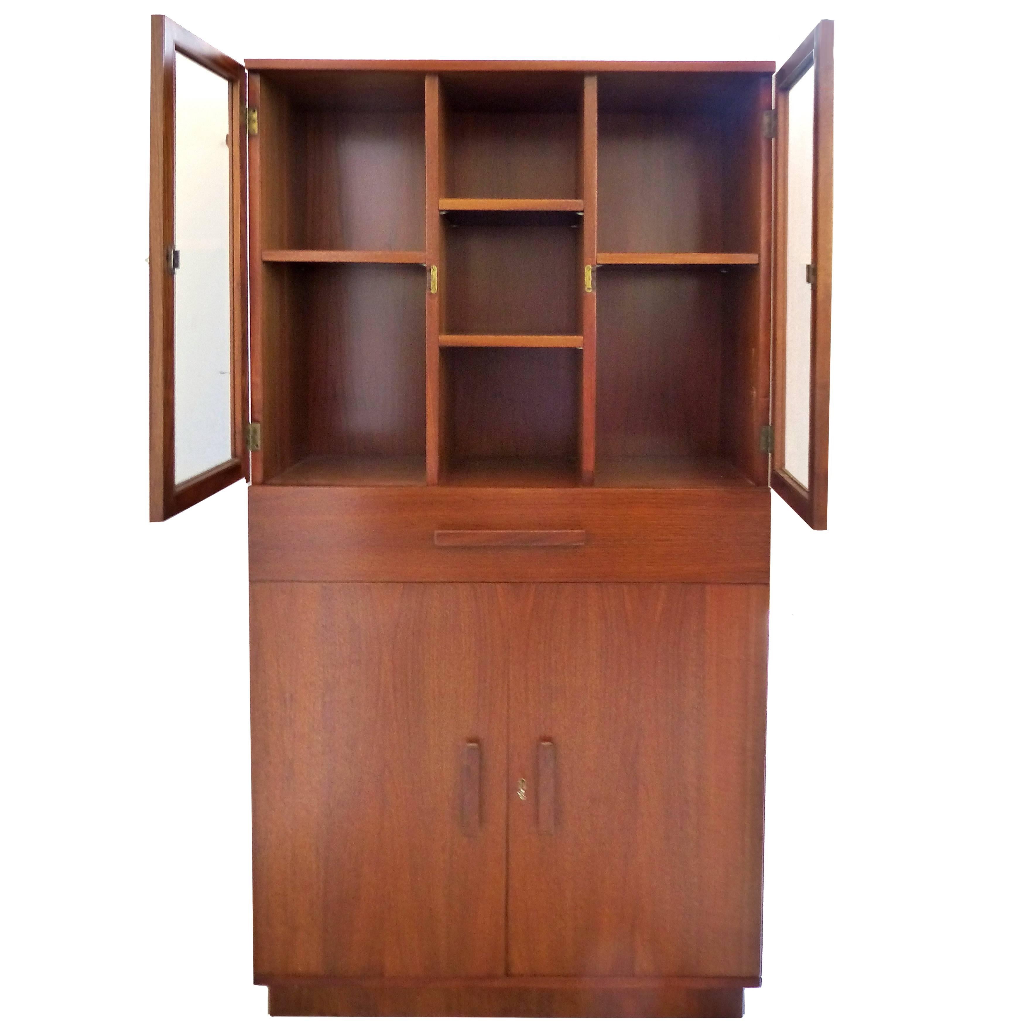1930s American Deco Bookcase Vitrine by Modernage Furniture