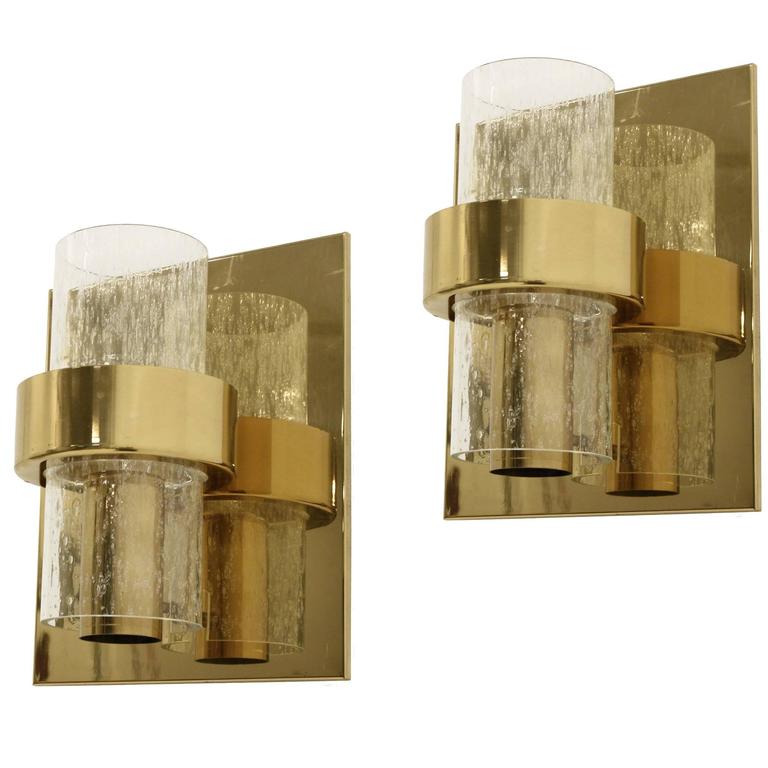 Pair of Scandinavian Wall Lights by Jonas Hidle, Norway, 1970s For Sale at 1stdibs