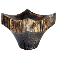 Unique Ebonized Oak Vessel by Jörg Pietschmann 8