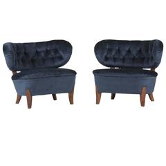 Pair of Lounge Chairs by Otto Schulz