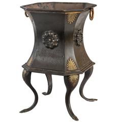 Swedish Neoclassical Tole Jardiniere 7