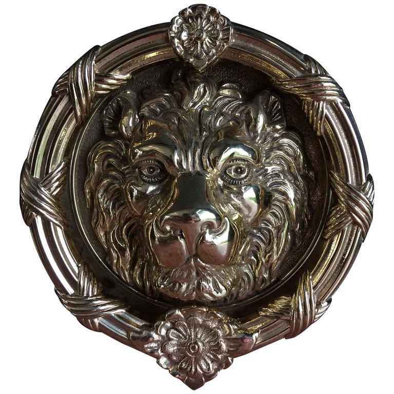 Handsome Lion's Head Door Knocker