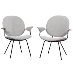 WH Gispen Easy Chairs Model 302 for Kembo, Netherlands