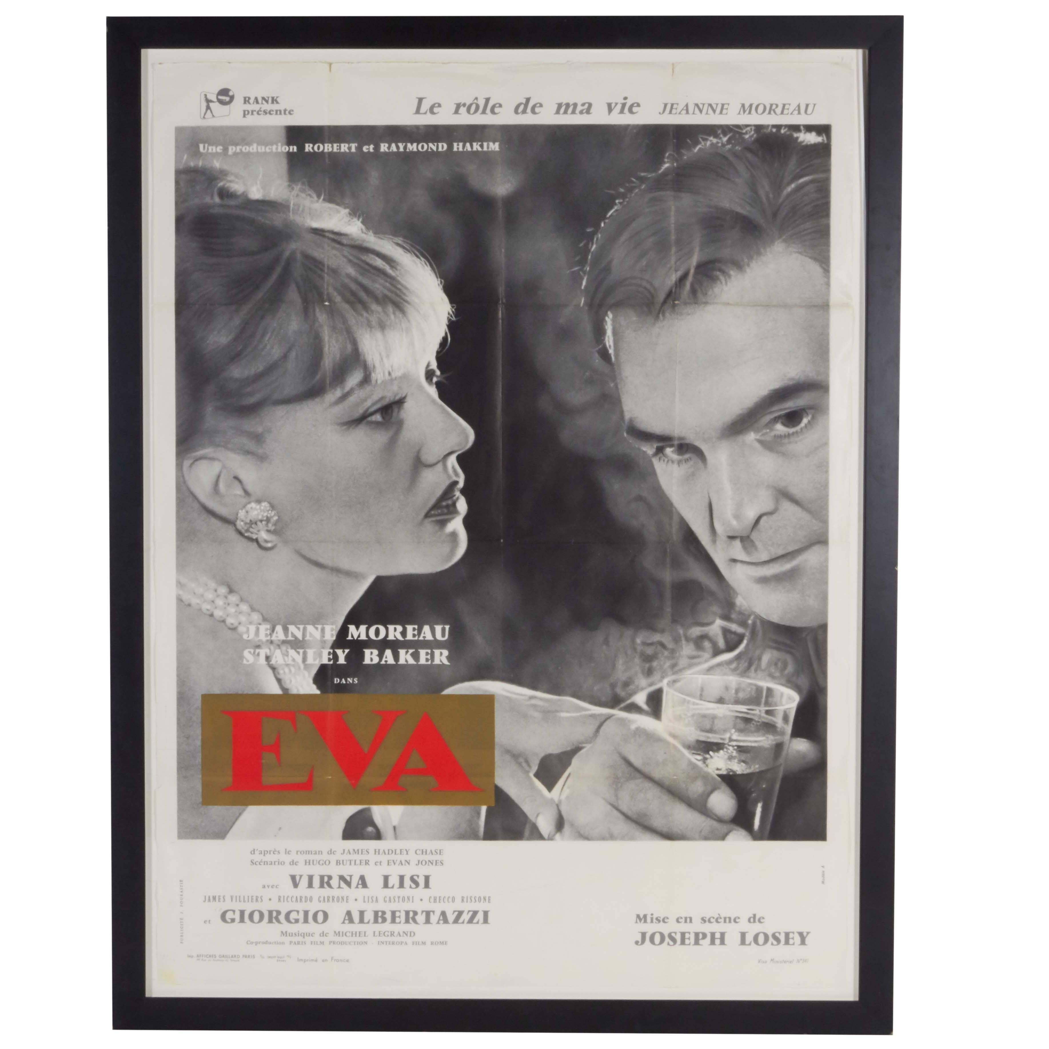 Framed "Eva" Movie Poster For Sale