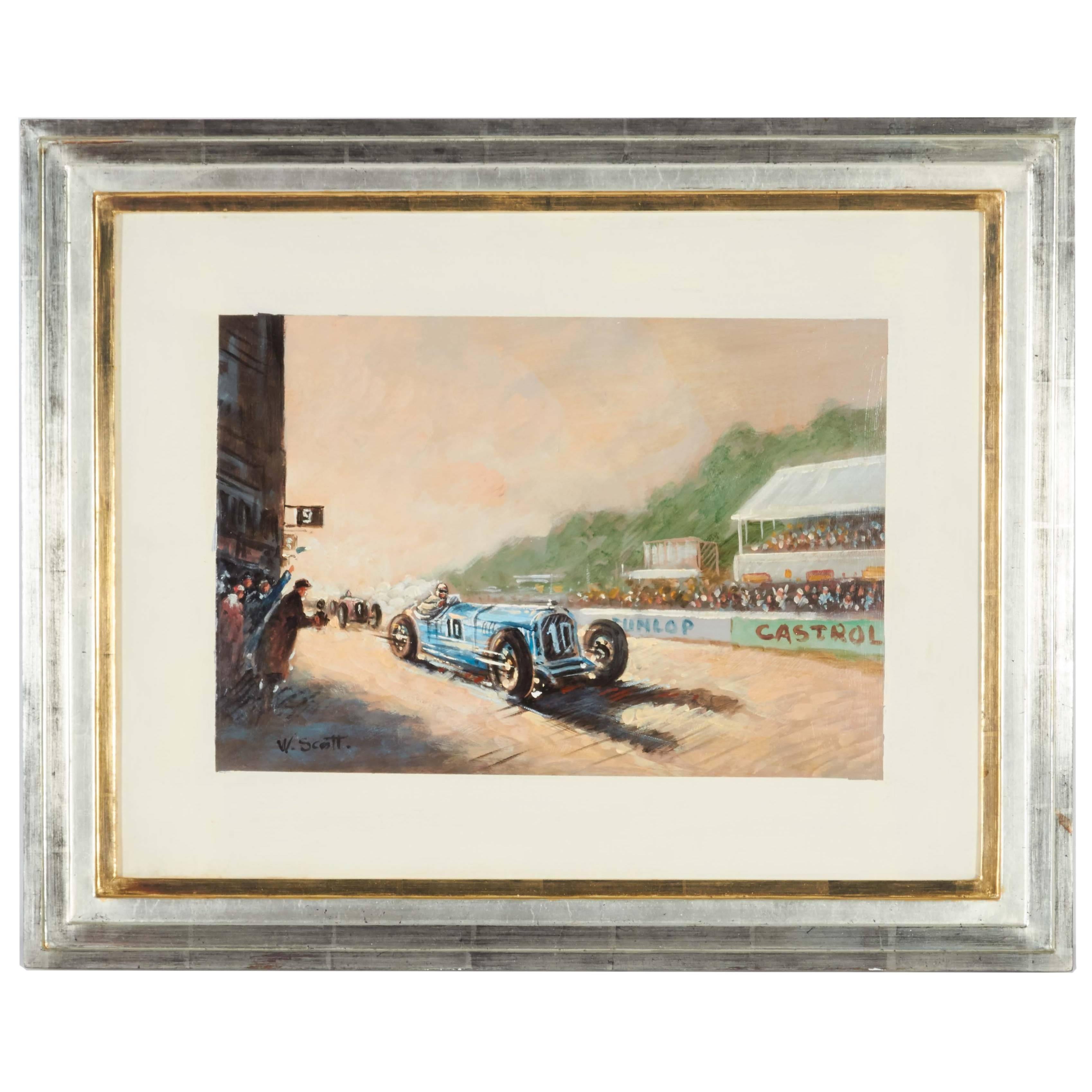 Race Car Study by William Scott For Sale