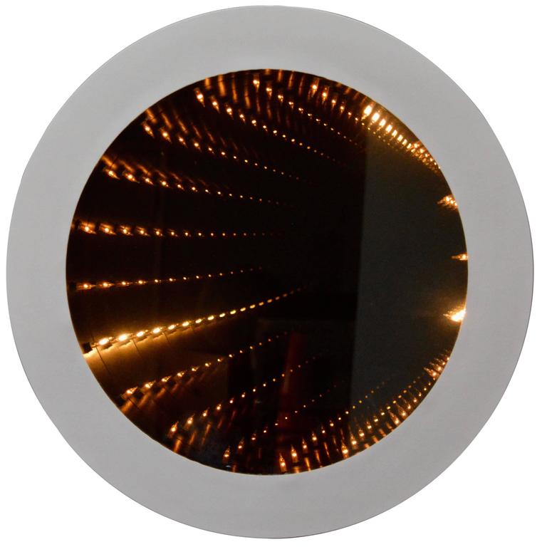 Vintage Infinity Mirror For Sale at 1stdibs