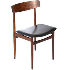 Single Rosewood Desk Chair by Fredrik Kayser