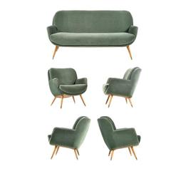Early 1950s Danish Seating Group
