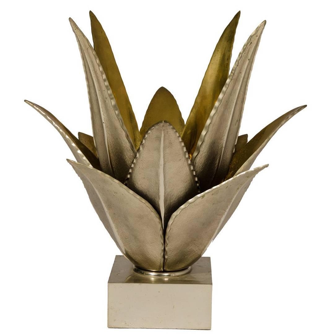 Table Lamp by Jacques Charles Modele "Aloes" For Sale