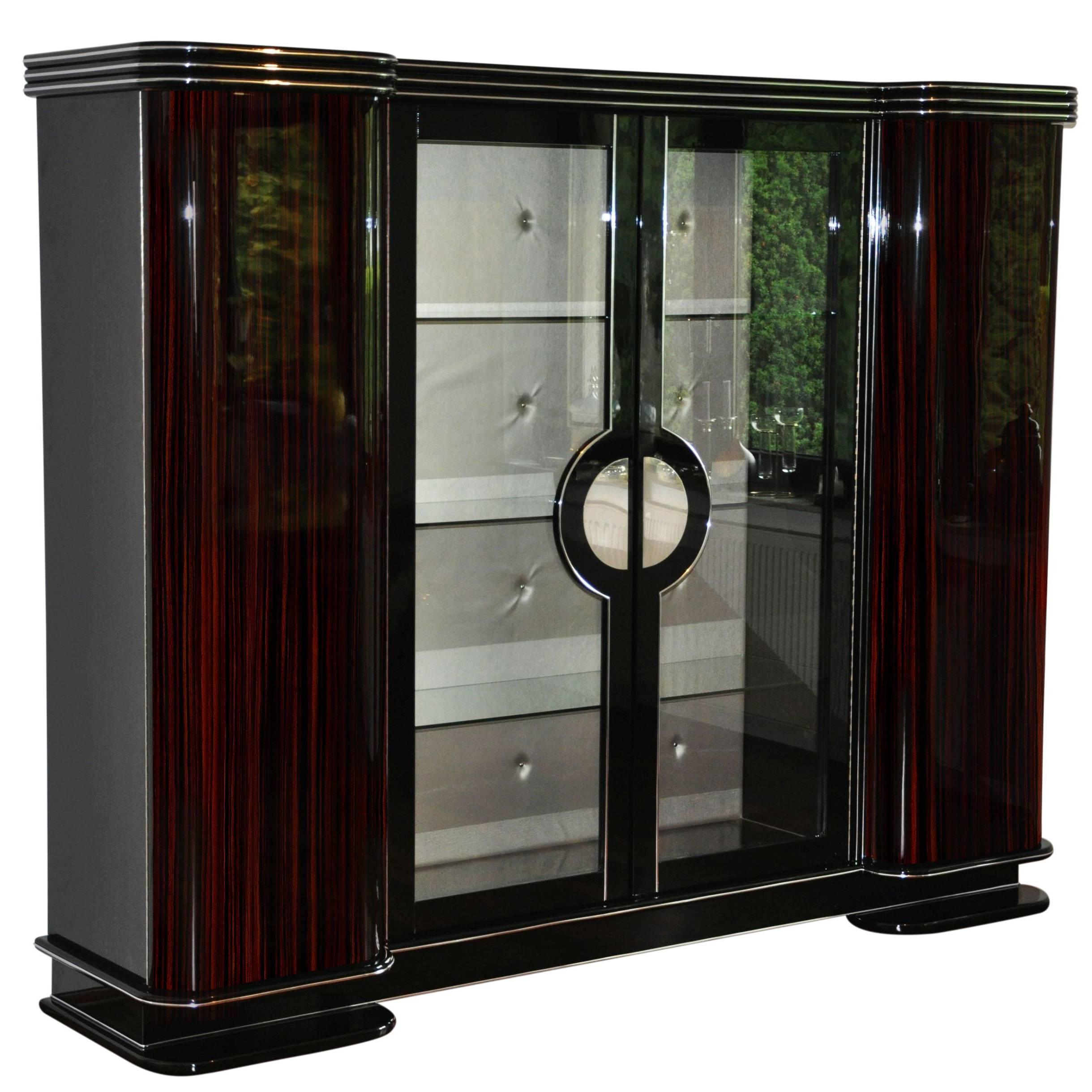 Art Deco Style Macassar Cabinet, Paris 