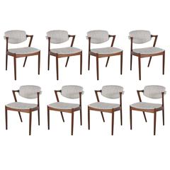 Danish Kai Kristiansen 42 Dining Chair, Set of 3 4