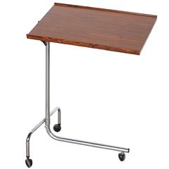 Adjustable Overbed Table in Rosewood