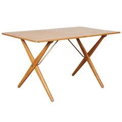 Mid Century Coffee Table by Hans Wegner,  AT308 with Crossed Legs