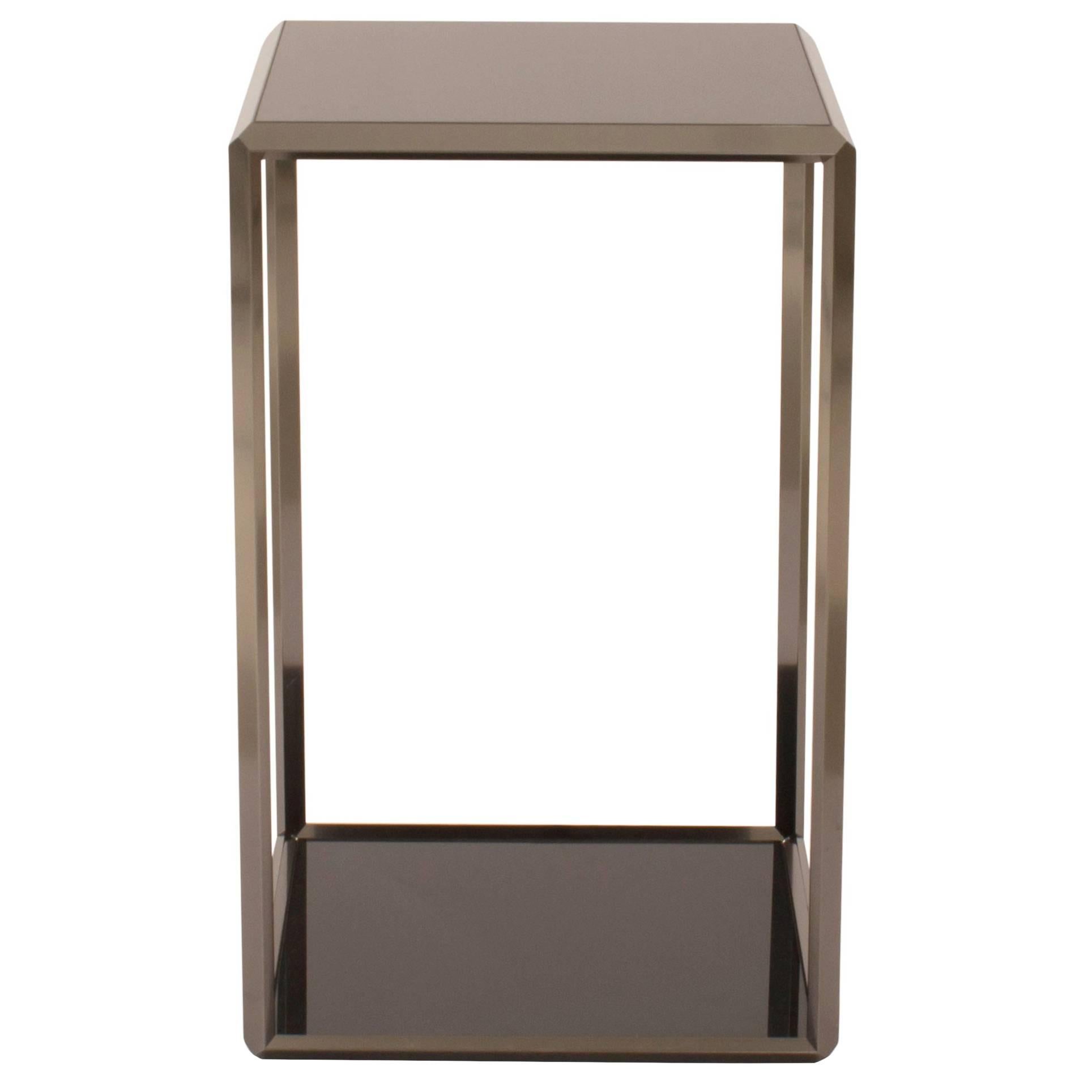 Modern 45 Grado Side End Table by Ron Gilad for Molteni, Italy For Sale