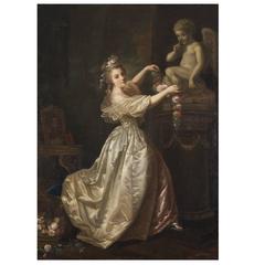 Workshop of Alexander Roslin, Portrait of a Woman