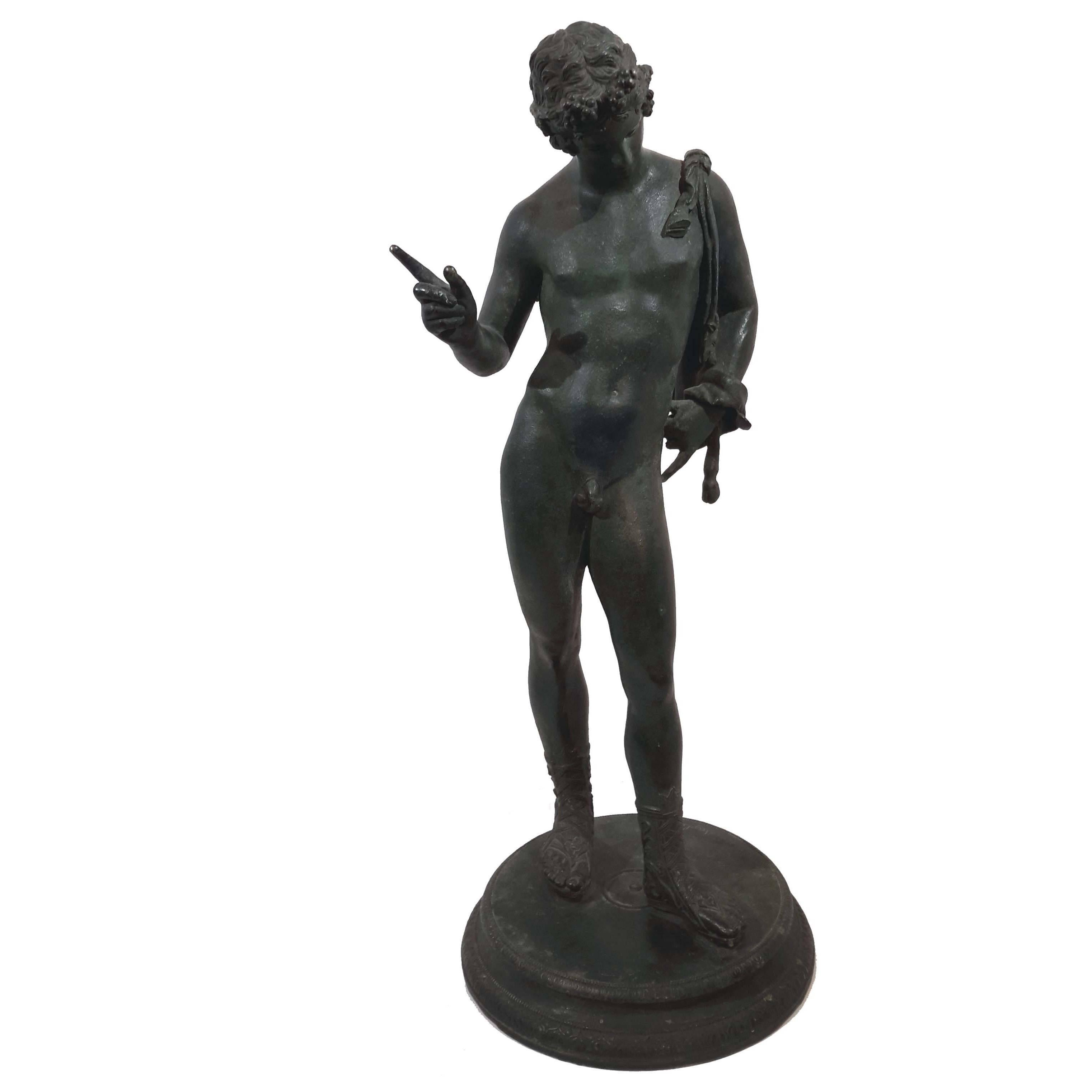 Bronze de l'Adonis du Grand Tour napolitain, Naples, vers 1890 en vente