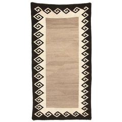 Vintage Navajo Double Saddle Blanket, Early 20th Century 1