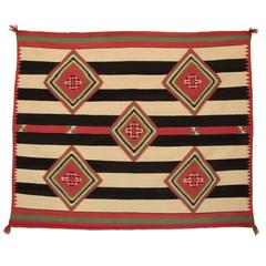 Native American Chief's Blanket, Navajo, 19th Century 4