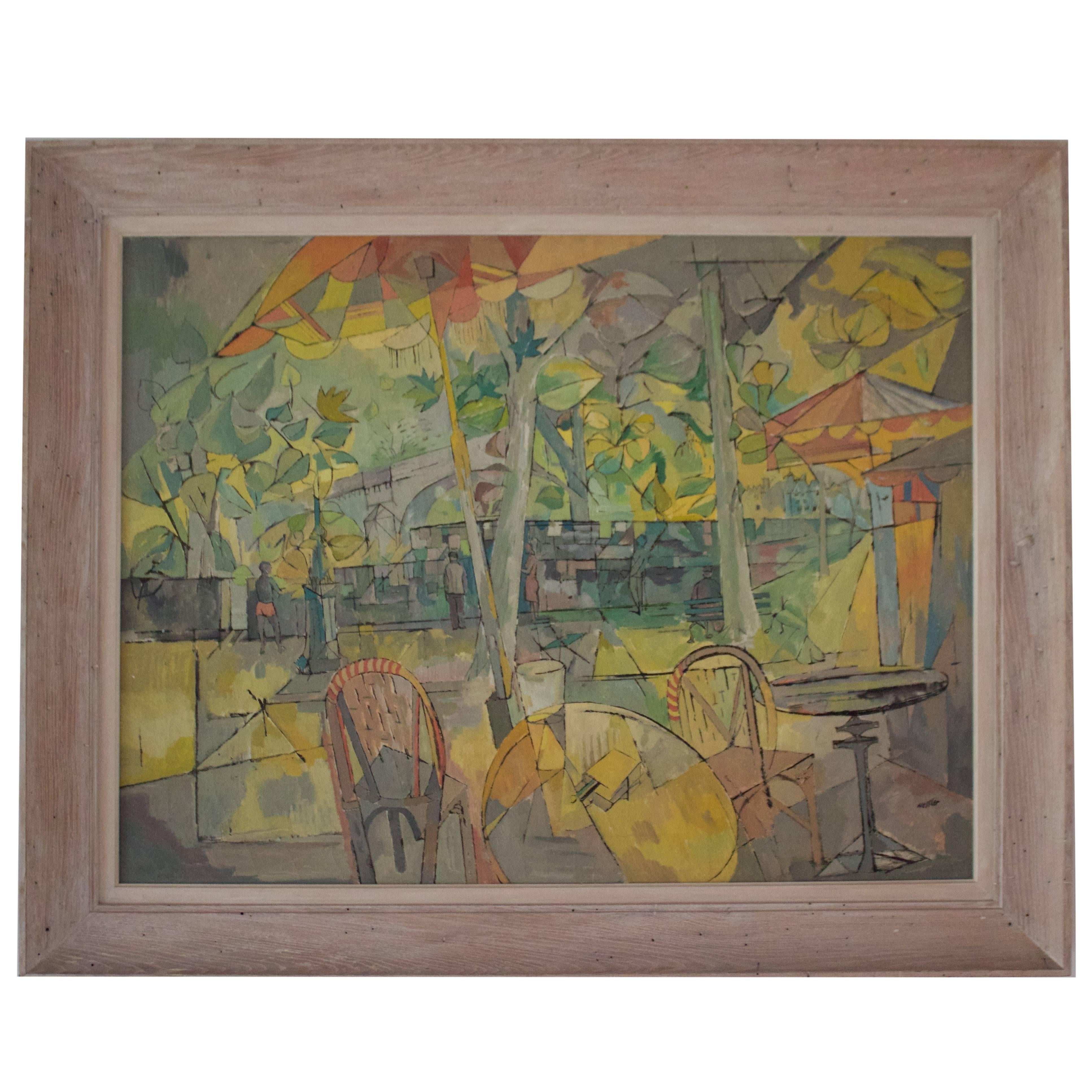 Paris Street Scene by Walter Nessler