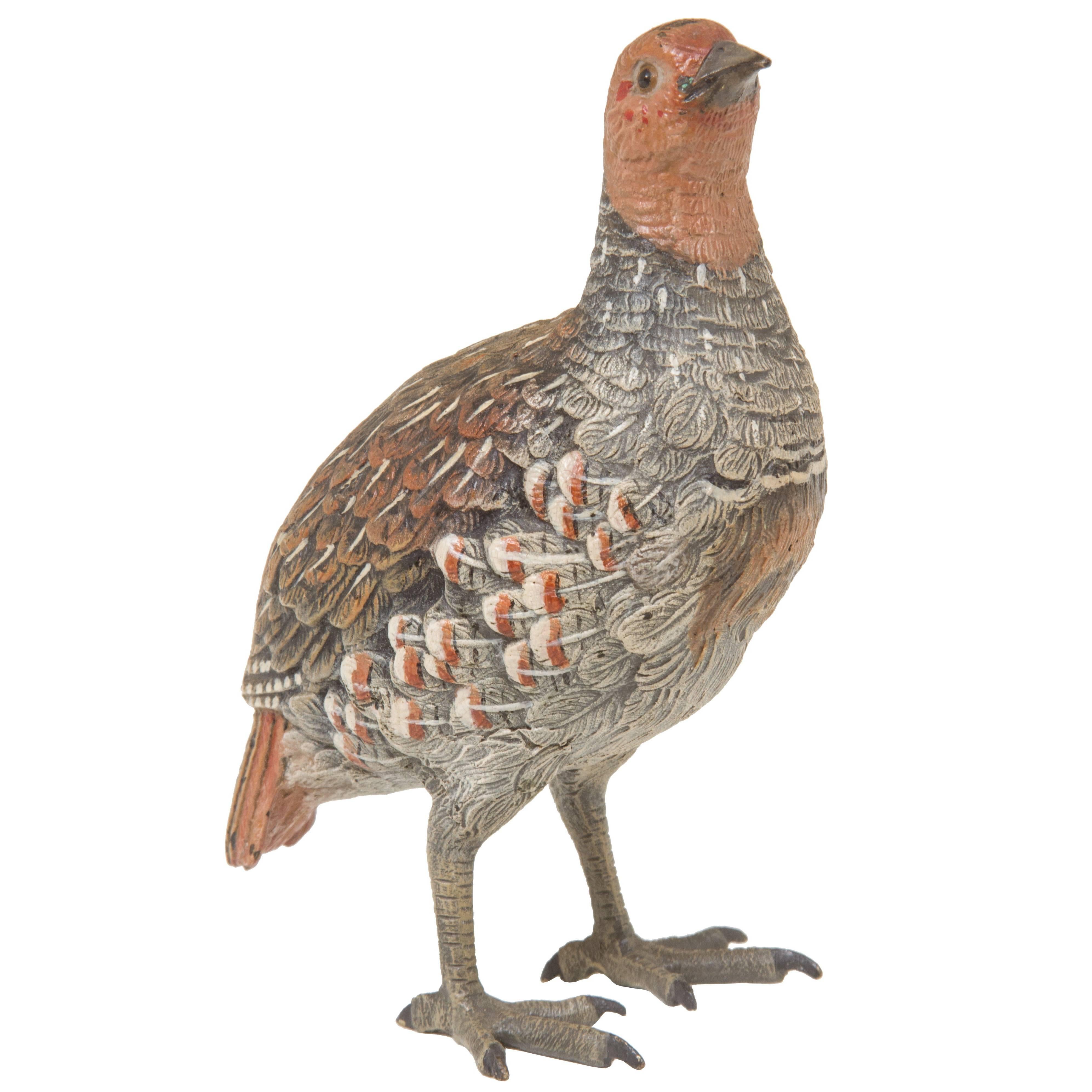 Austrian Cold Painted Bronze Grouse