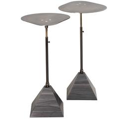 Erickson Aesthetics Marble and Brass Cocktail Tables