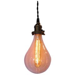 Light Bulb Glass Shade Pendants