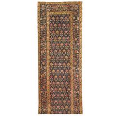 Exceptional Antique Early 19th Century Persian Joshegan Runner