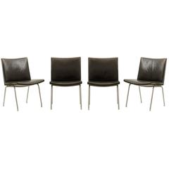 Set of Four Airport Chairs by Hans J. Wegner, circa 1959