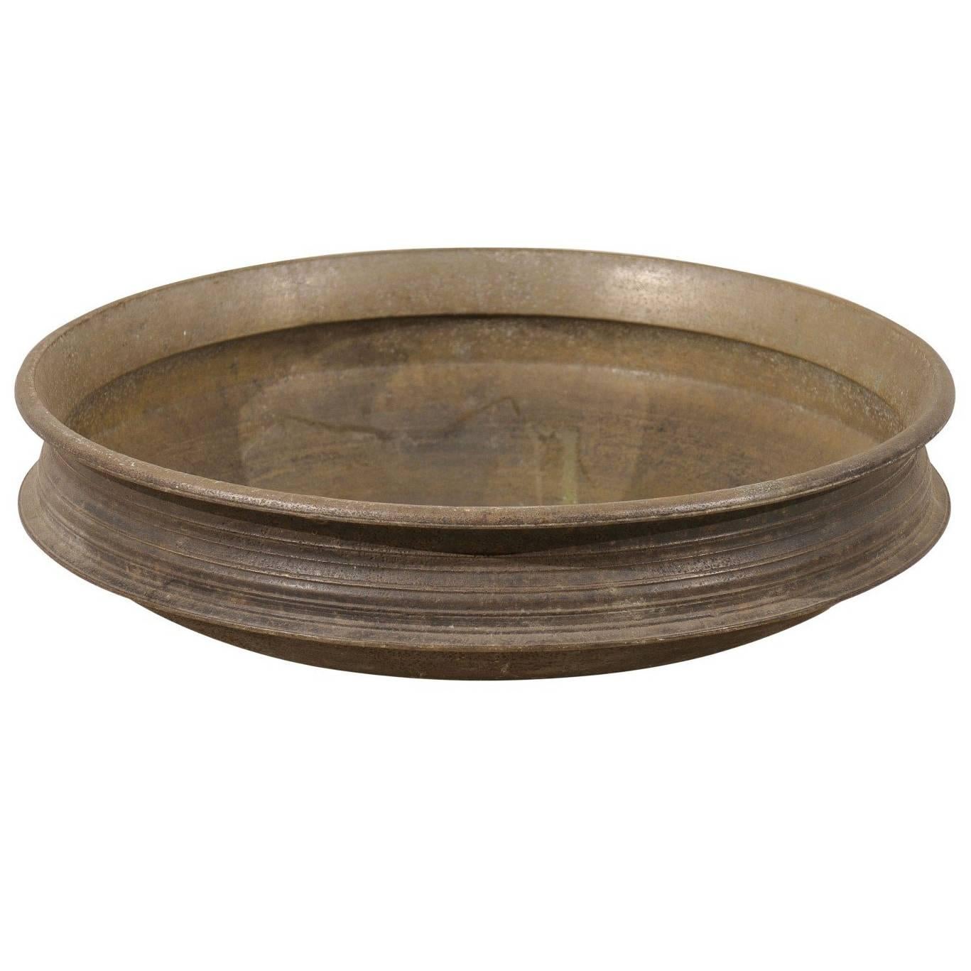 Indian Uruli Vessel from Early 20th Century and Made of Metal