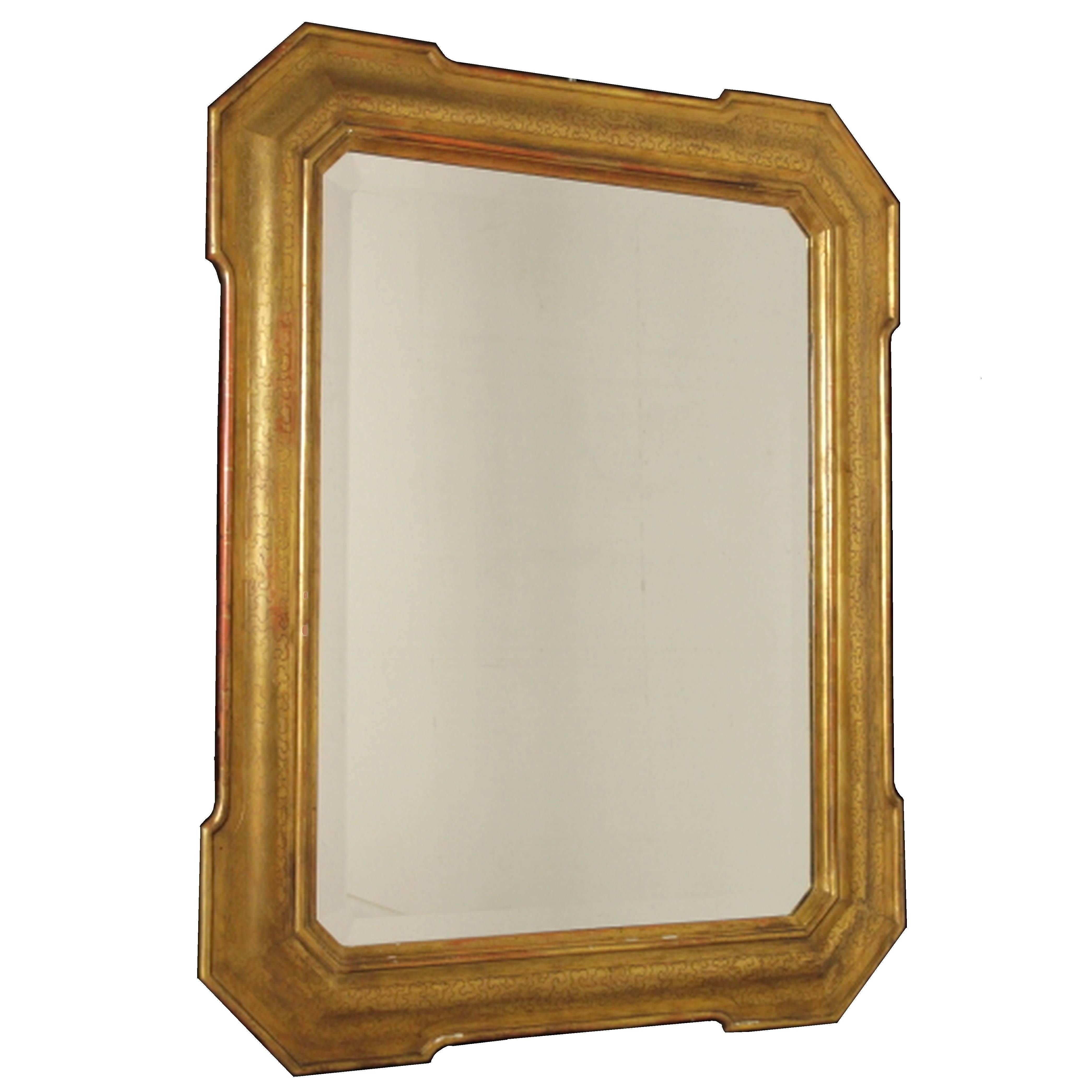 Louis Philippe Giltwood Mirror For Sale