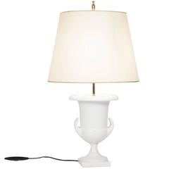 Porcelain Urn-Shaped Table Lamp by KPM, German, 1960s